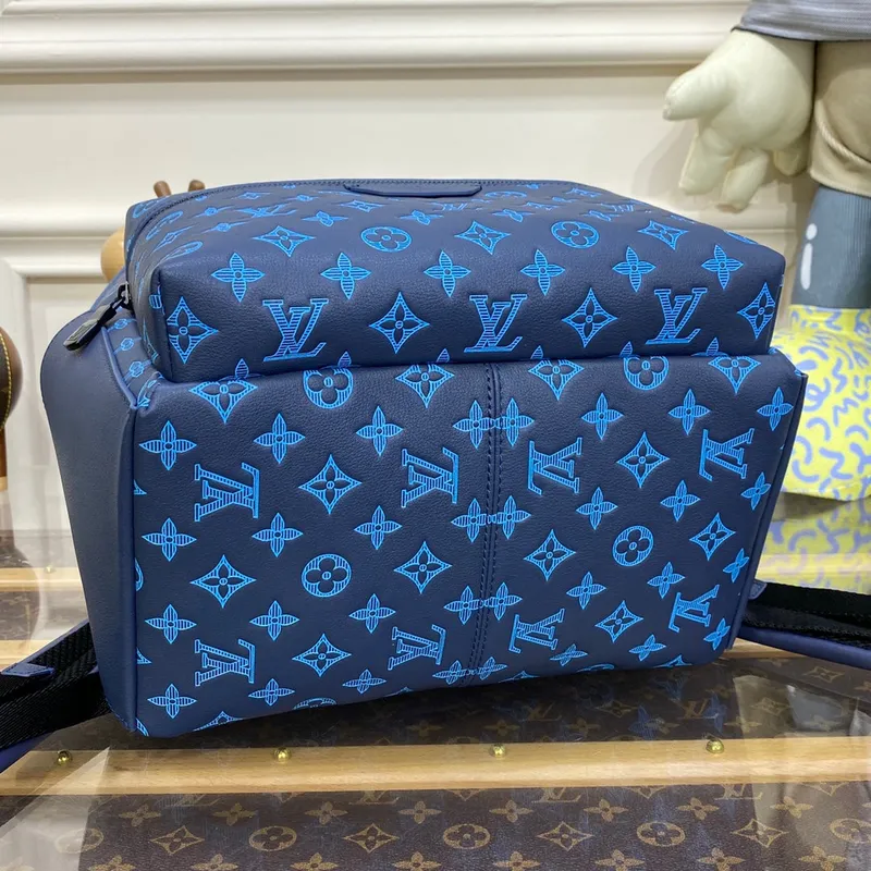 LV M46557 Louis Vuitton Objevovací batoh Modrý
