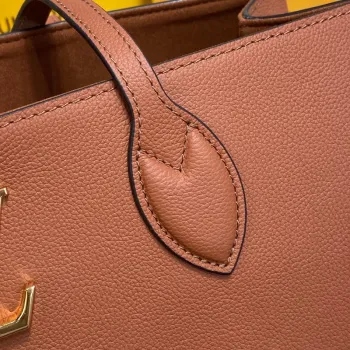 LV M57346 Louis Vuitton M57345 Lockme Shopper M57347 Taška z jemné telecí kůže hnědá