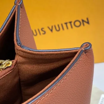 LV M57346 Louis Vuitton M57345 Lockme Shopper M57347 Taška z jemné telecí kůže hnědá