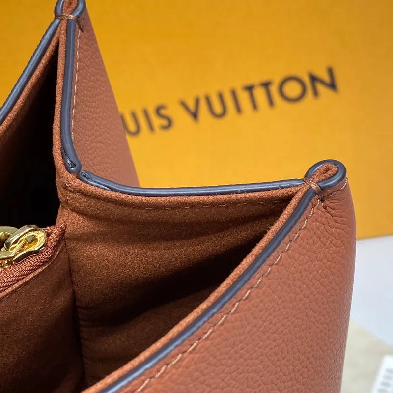 LV M57346 Louis Vuitton M57345 Lockme Shopper M57347 Taška z jemné telecí kůže hnědá