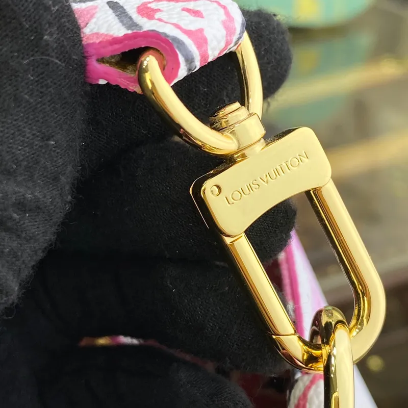 LV M22986 Louis Vuitton Néonoé BB Kabela na řetěz růžová