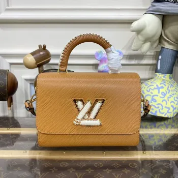 LV M22229 Louis Vuitton Twist MM Kabelka Honey Gold
