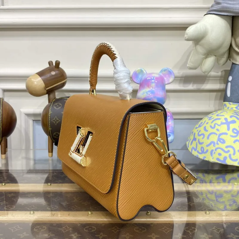 LV M22229 Louis Vuitton Twist MM Kabelka Honey Gold