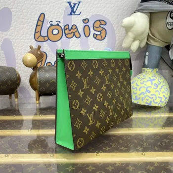 LV M82854 Louis Vuitton Pochette Voyage MM Taška Zelená
