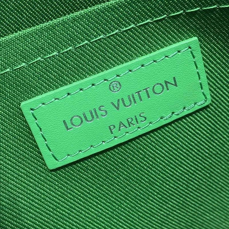 LV M82854 Louis Vuitton Pochette Voyage MM Taška Zelená