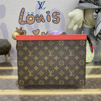 LV M82857 Louis Vuitton Pochette Voyage MM Taška Červená
