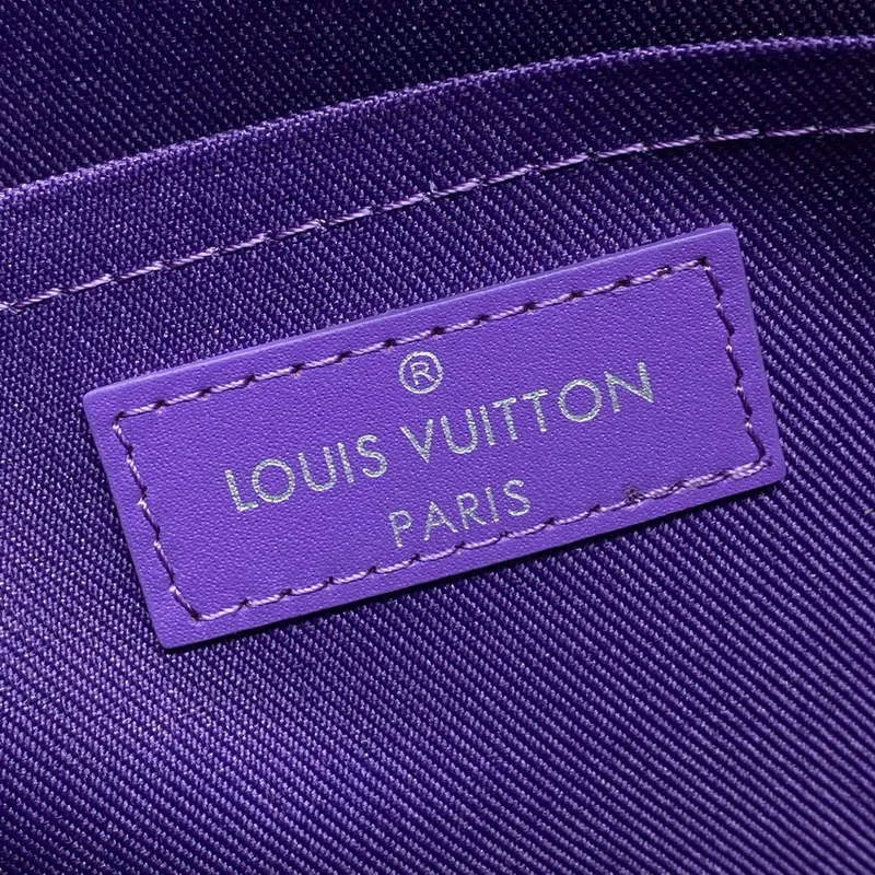 LV M82859 Louis Vuitton Pochette Voyage MM Taška Fialová