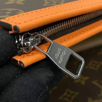 LV M82855 Louis Vuitton Pochette Voyage MM Taška Oranžová
