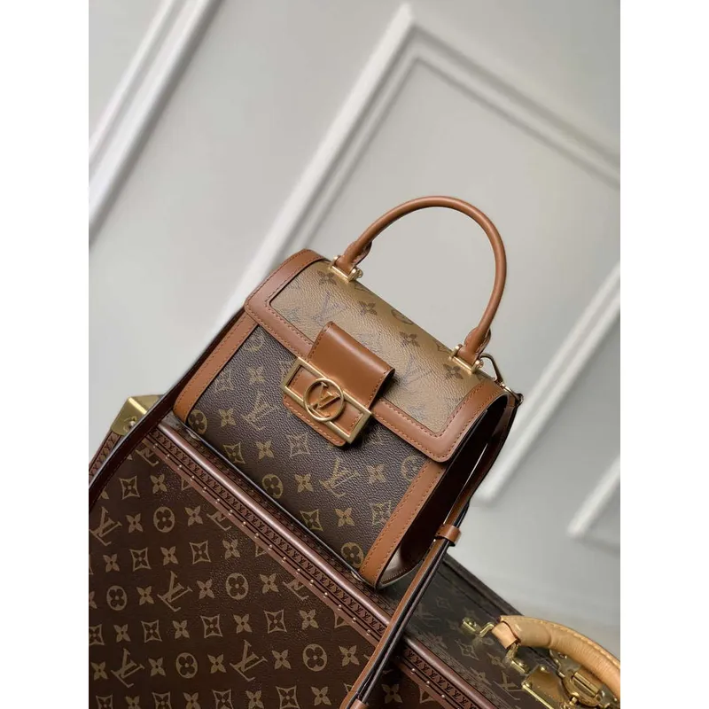 LV M46751 Louis Vuitton Dauphine Capitale Taška