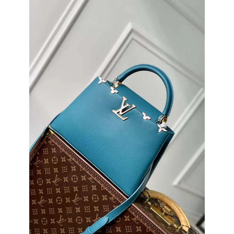 Louis Vuitton LV M23766 Capucines MM Kabelka Zelená