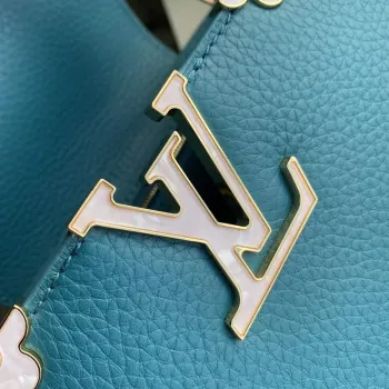 Louis Vuitton LV M23766 Capucines Mini Kabelka Zelená