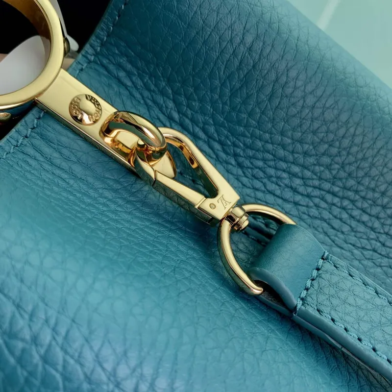 Louis Vuitton LV M23766 Capucines Mini Kabelka Zelená