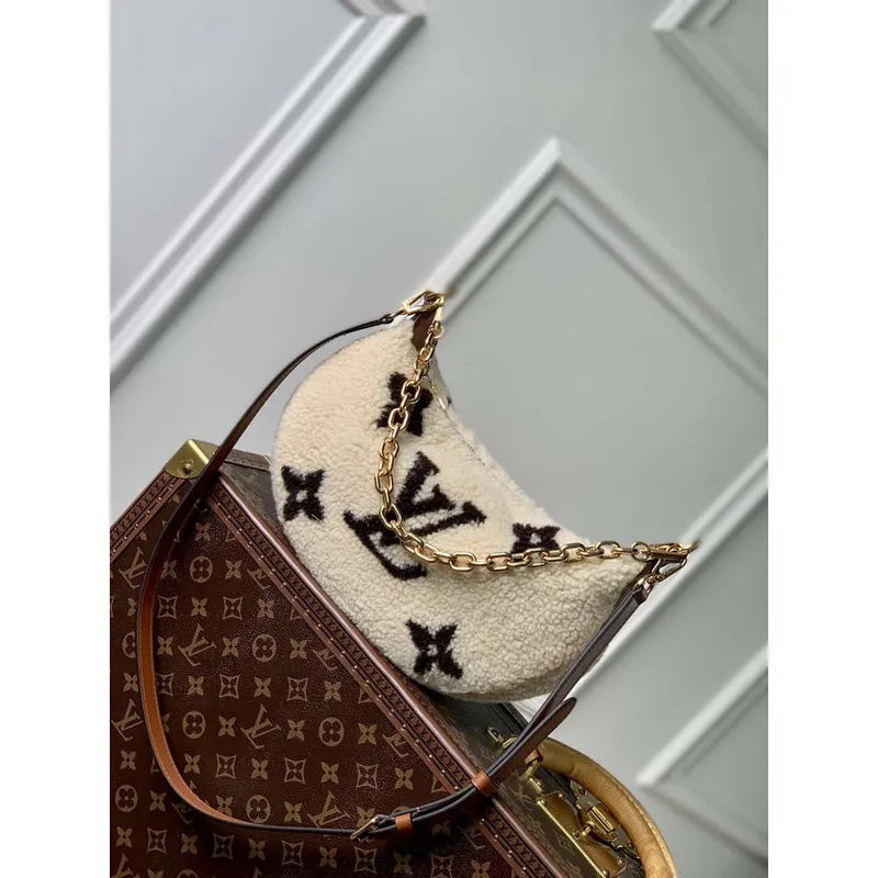 Louis Vuitton LV M23321 Taška Over The Moon Krémová/Hnědá