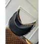Louis Vuitton LV M46725 Loop Hobo Taška Monogram Empreinte Černá