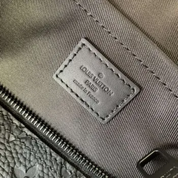 LV M46796 Louis Vuitton Soft Polochon PM Monogram Černá