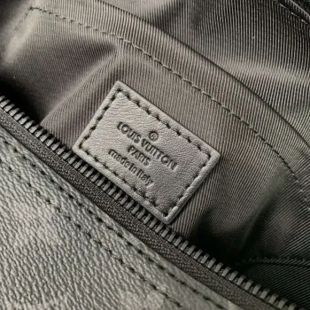 LV M46796 Louis Vuitton Soft Polochon PM Monogram Eclipse