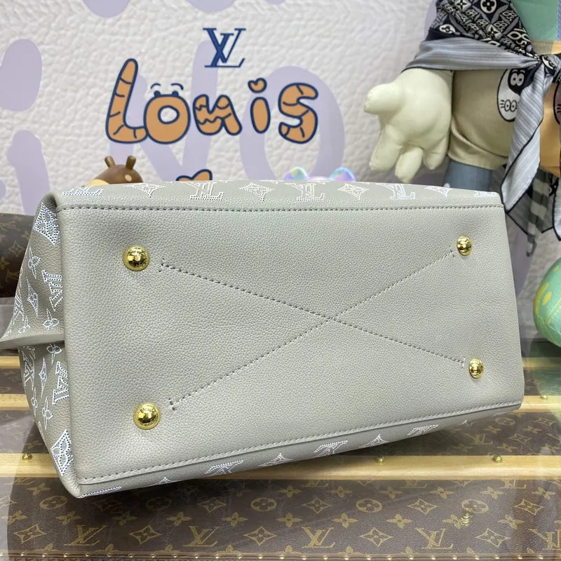 LV M23396 Louis Vuitton Carmel Hobo taška Mahina kůže šedá