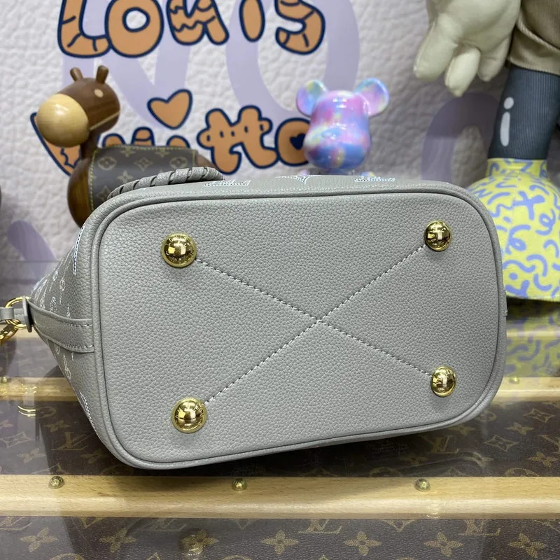 LV M23758 Louis Vuitton Blossom PM Tote Bag Šedá