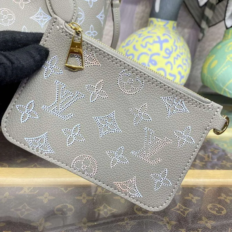 LV M23758 Louis Vuitton Blossom PM Tote Bag Šedá