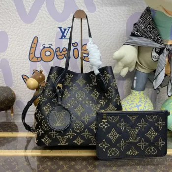 LV M23393 Louis Vuitton Blossom PM Tote Bag Černá