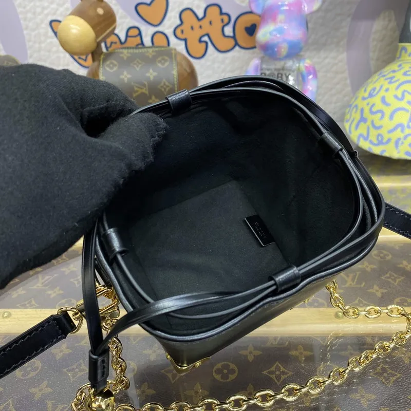 LV M82886 Louis Vuitton Noe Kabelka Černá