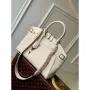 LV M23061 Louis Vuitton Lock It MM Taška Crème Beige