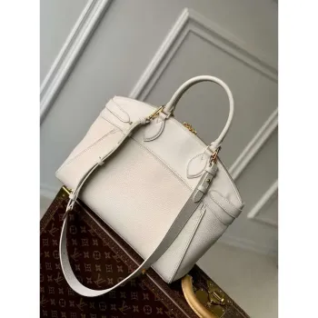 LV M23061 Louis Vuitton Lock It MM Taška Crème Beige