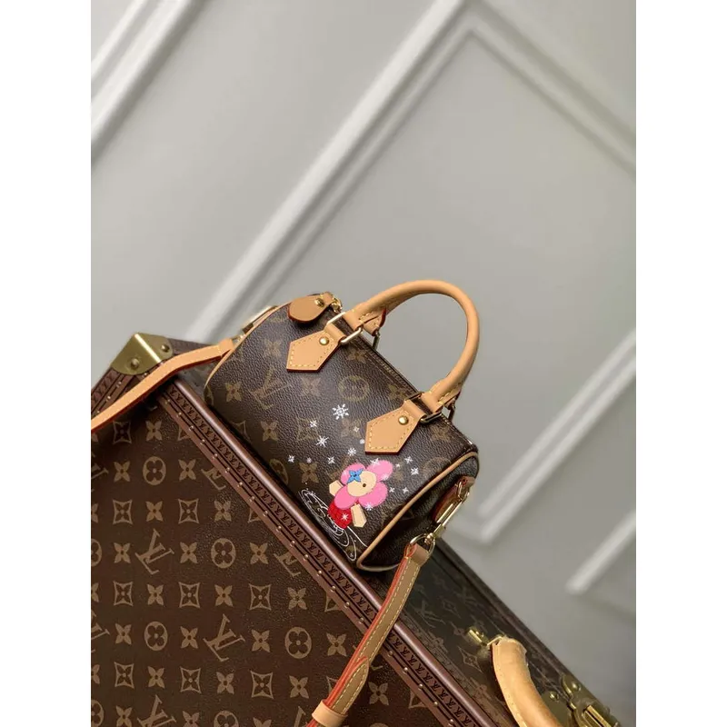 LV M82624 Louis Vuitton Nano Speedy Taška Růžová