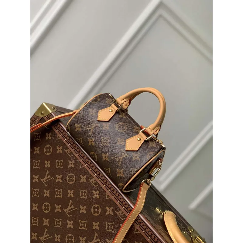 LV M82624 Louis Vuitton Nano Speedy Taška Růžová