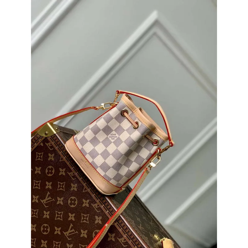 LV N40511 Louis Vuitton Nano Noé Taška Dragon Fruit Pink