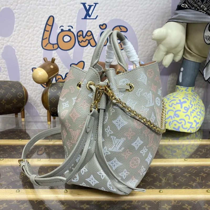 LV M23395 Louis Vuitton Bella Tote Bag Šedá