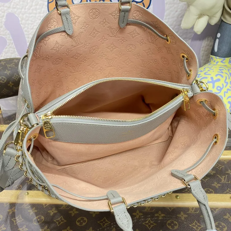 LV M23395 Louis Vuitton Bella Tote Bag Šedá