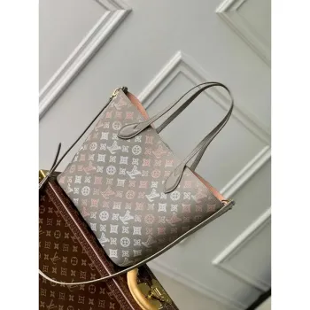 LV M23387 Louis Vuitton Blossom MM Tote Bag Šedá
