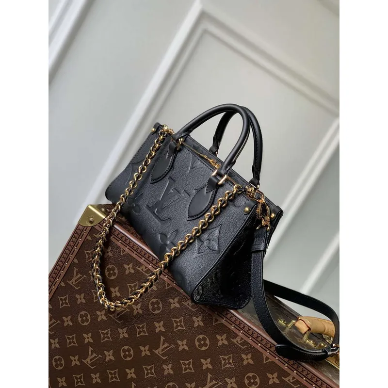LV M23640 Louis Vuitton OnTheGo East West Tote Bag Černá