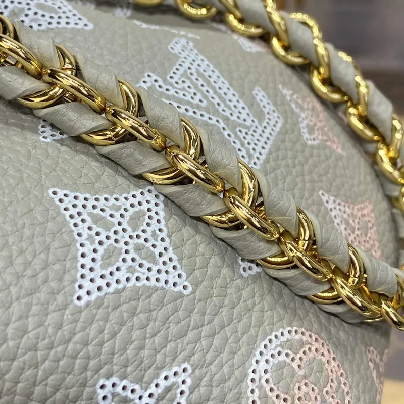 LV M82731 Louis Vuitton Pico Bella Mucket Bag Šedá