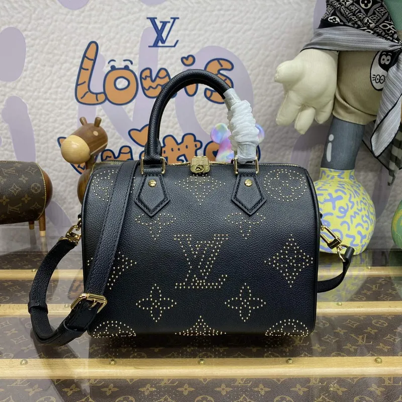 LV M46736 Louis Vuitton Speedy Bandoulière 25 Kabelka Černá