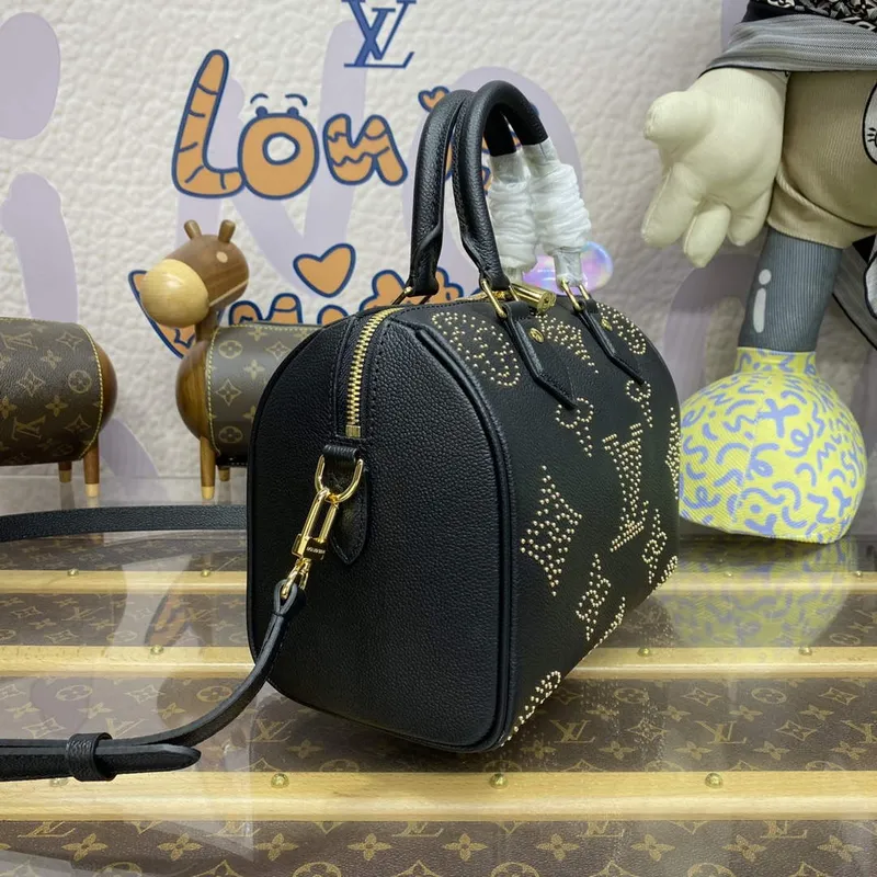LV M46736 Louis Vuitton Speedy Bandoulière 25 Kabelka Černá