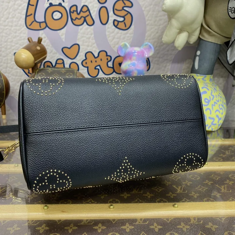 LV M46736 Louis Vuitton Speedy Bandoulière 25 Kabelka Černá
