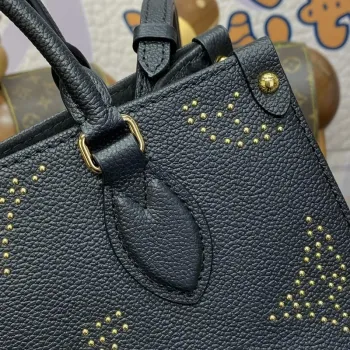 LV M46733 Louis Vuitton OnTheGo PM Kabelka Černá