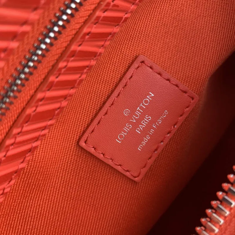 LV M23721 Louis Vuitton Keepall Bandoulière 50 Taška Vermilion Červená