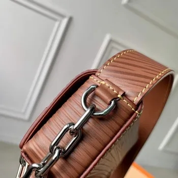 LV M23837 Louis Vuitton Micro Steamer Wallet Hnědá