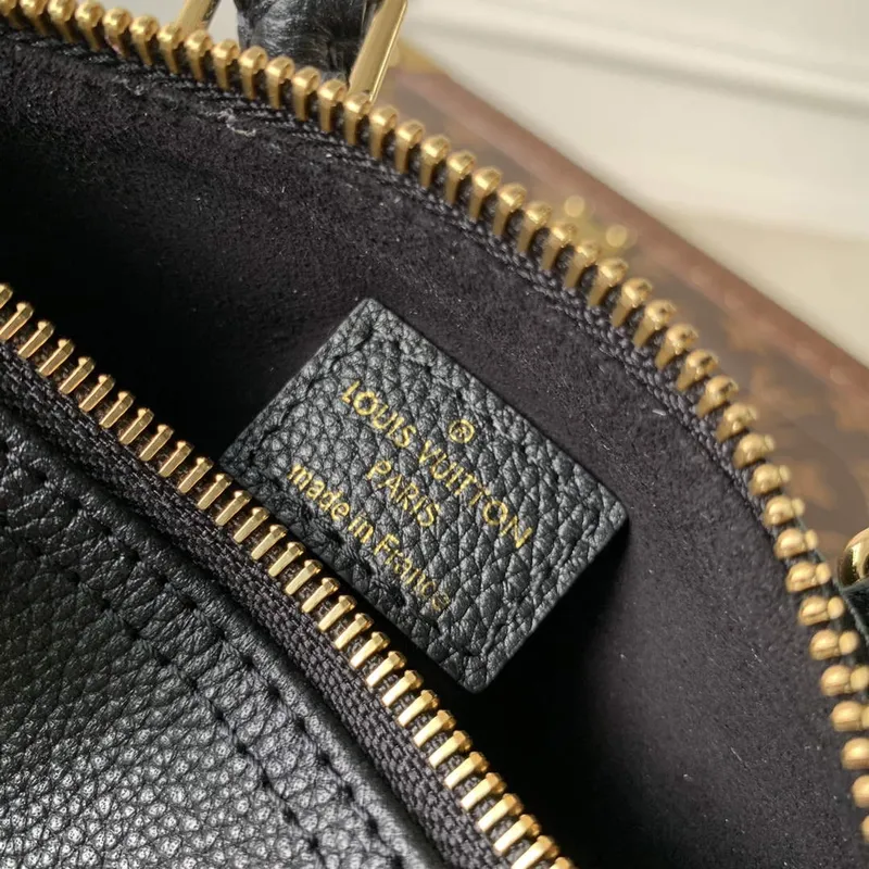 LV M46745 Louis Vuitton Nano Speedy Taška Černá