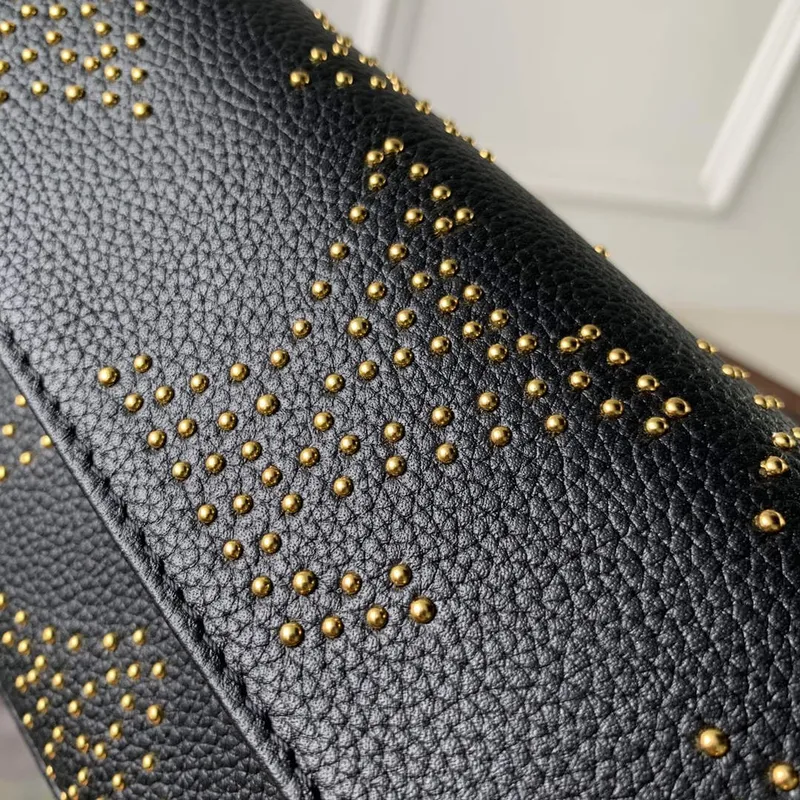 LV M82653 Louis Vuitton Ivy Wallet On Chain Černá