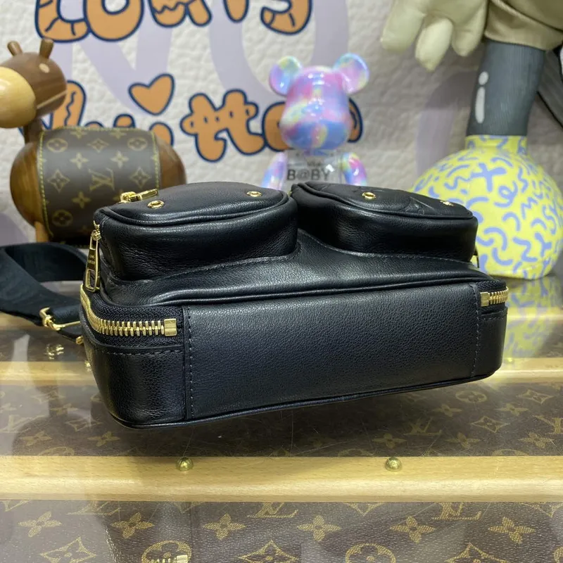 LV M80450 Louis Vuitton Utility Crossbody Bag Černá