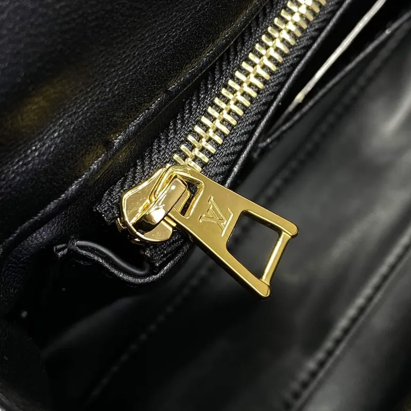 LV M23569 Louis Vuitton GO 14 MM Kabelka Černá/Růžová