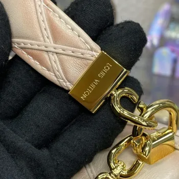 LV M23568 Louis Vuitton GO 14 MM Taška Béžová/Růžová