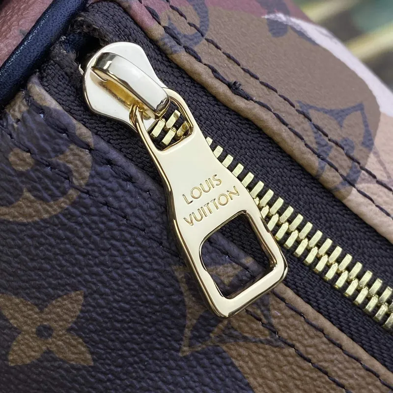 LV M46678 Louis Vuitton Keepall Bandoulière 25 Taška Hnědá