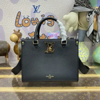 LV M22311 Louis Vuitton Lock & Go Kabelka Černá