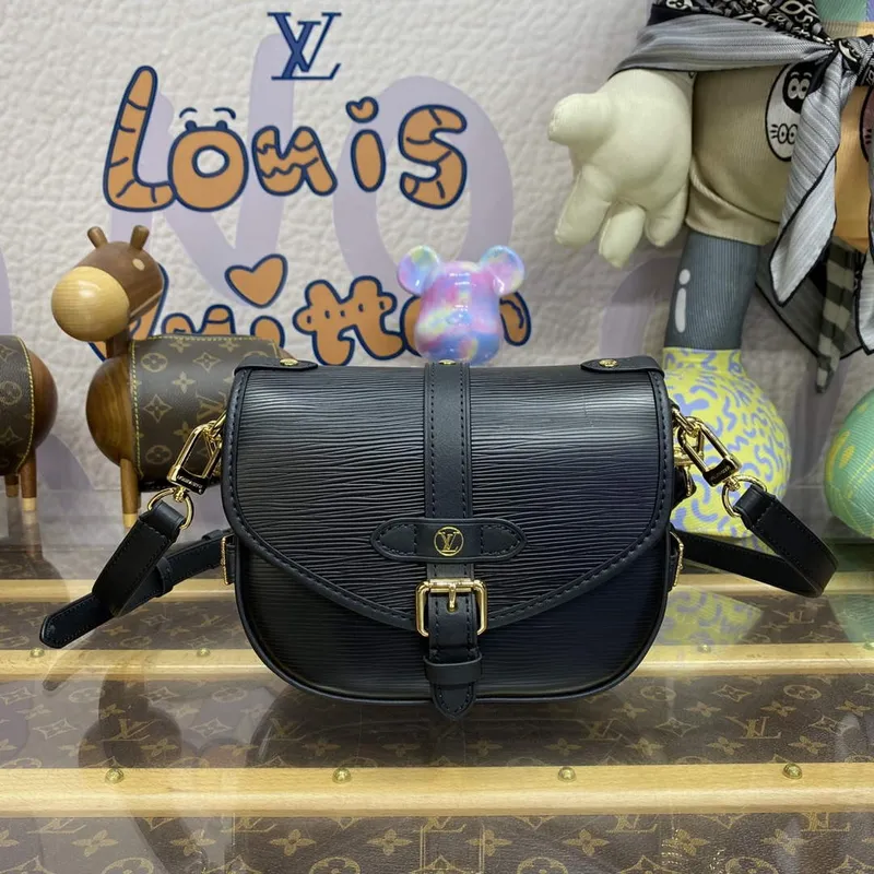 LV M23469 Louis Vuitton Saumur BB Sada taška Černá