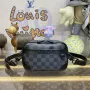 LV M82542 Louis Vuitton Nano Alpha Bag Černá mřížka
